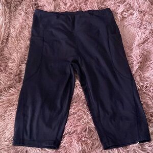 BALEAF Women's Capris with Pockets Knee Length Leggings High Waisted Stretch